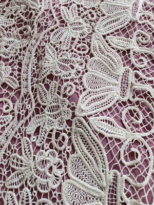 Handmade lace curtains like new, set of 2 pieces 2x2x2.5 m