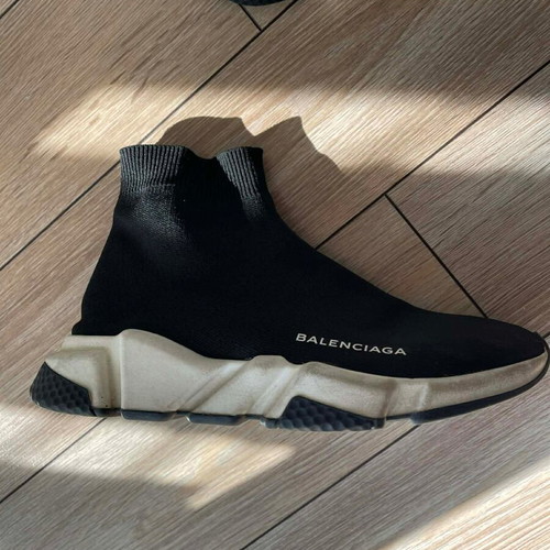 Balenciaga sock boots used, black, size 39