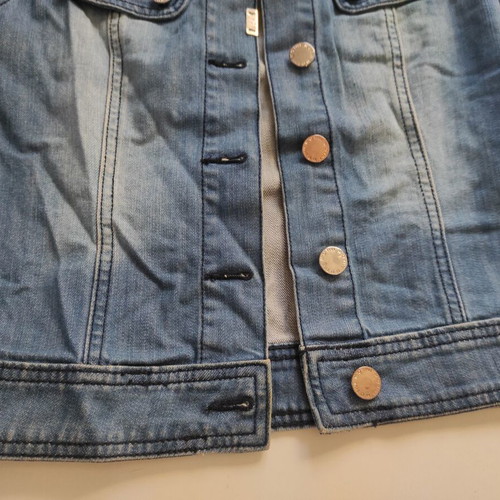 Motivi sleeveless denim vest used, size S, blue