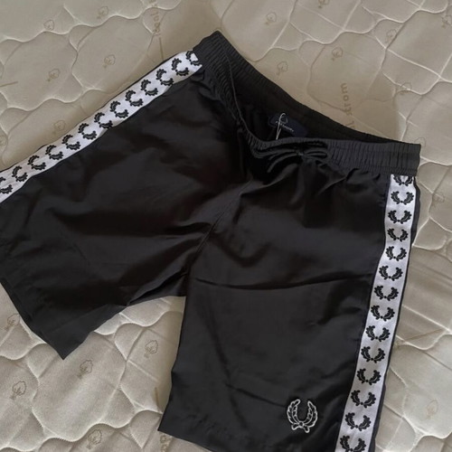 Fred Perry shorts with timeless sporty design, black