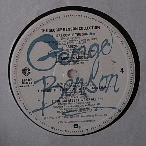 George Benson The George Benson Collection double LP new