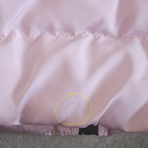 Mini Raxevski pink jacket used for girls age 10, size 140 cm