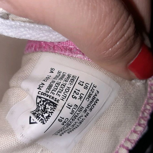Converse All Star kids shoes used pink size 31