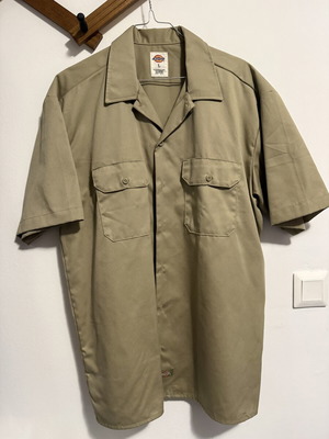 Dickies shirt, size Large, beige