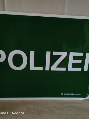 Polizei Decorative Metal Sign new