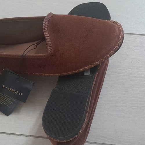Velvet ballerinas Piombo by OVS new, brown, size 39