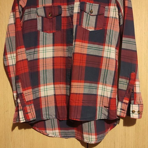 Funky Buddha plaid shirt small like new, multicolor