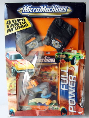Micro Machines Easter Set Gloves & Card Tornado Twist Hasbro New