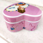 Barbie porcelain jewelry box like new