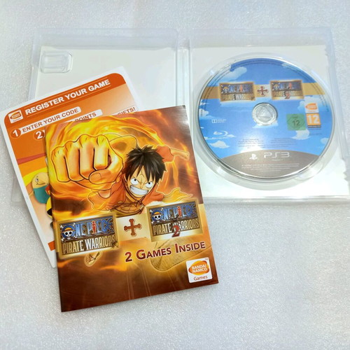 PS3 One Piece 1 & 2 Pirate Warriors like new, complete English version