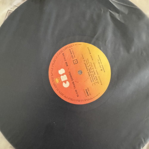 Bob Dylan Slow Train Coming vinyl record used, rock