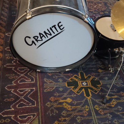 Granite Kids Drum Set used with stool and hardware missing