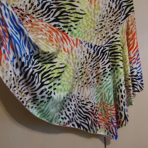 Celestino summer skirt colorful, new, asymmetric with flare