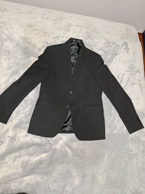 Zara jacket black classic like new, men's size 46