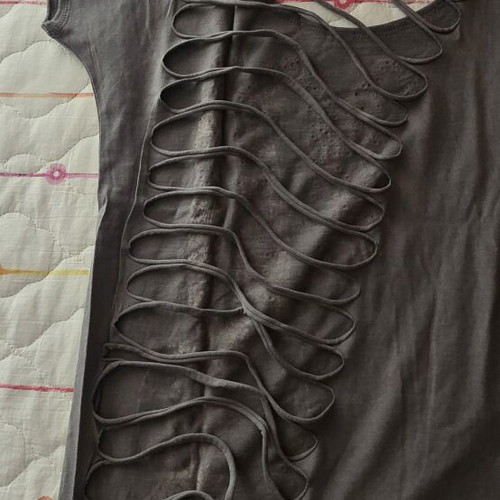 Rock star blouse Aggressive like new, size L, black and gray