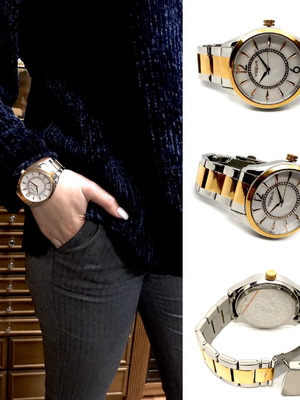 VOGUE ρολόι γυναικείο quartz καινούργιο με ζαφείρι και αδιάβροχο