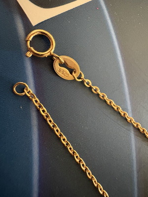 Silver 925 gold-plated chain necklace, 40 cm