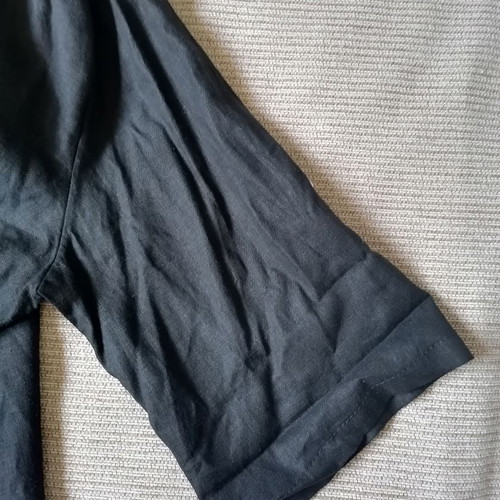 New Style long linen-viscose hooded blouse XXL, black