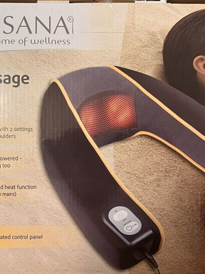 Neck Massage Cushion Medisana new with heat function and charger