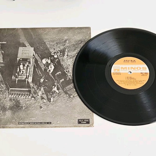 Village People Cruisin' vinyl album used, Greek 1978