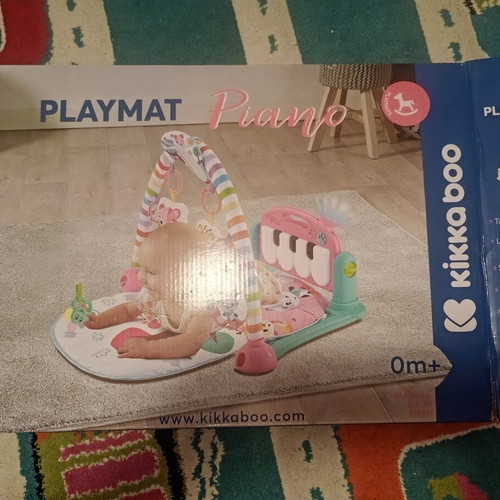 Kikka Boo Playmat Piano baby gym like new, blue