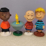 Συλλεκτικό σετ φιγούρες Peanuts Snoopy & Charlie Brown σαν καινούργιο