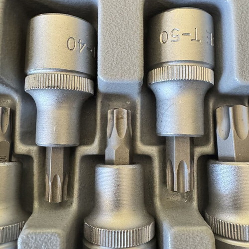 Force 4102 Torx Socket Bit Set 9 Pieces like new