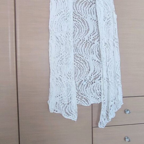 Knitted summer cardigan