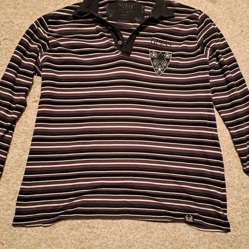 Guess shirt XL like new, black and purple