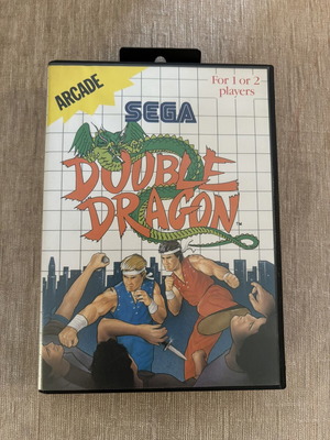 Double Dragon Sega Master System game, complete