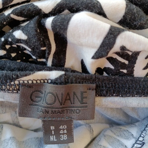 Giovane San Martino dress like new, midi, black and white, size M
