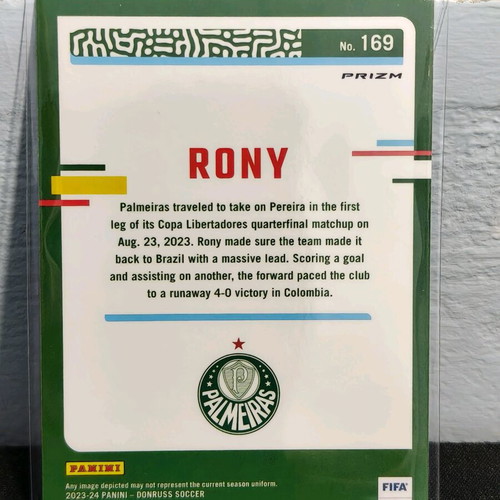 Panini Donruss Soccer 2023-24 Rony Rookie Velocity Optic prizm new