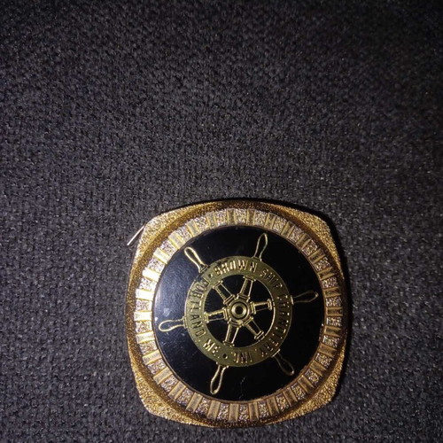 Inch tape measure gold plated like new