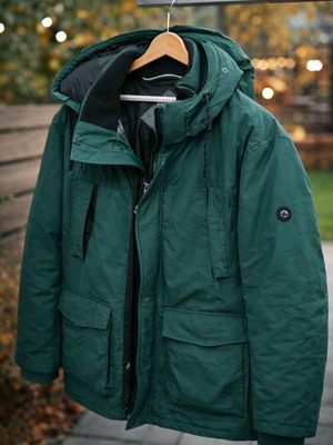 Tom Tailor parka jacket XXL like new, green