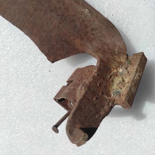 Agricultural Sickle used, decorative, 65 cm length