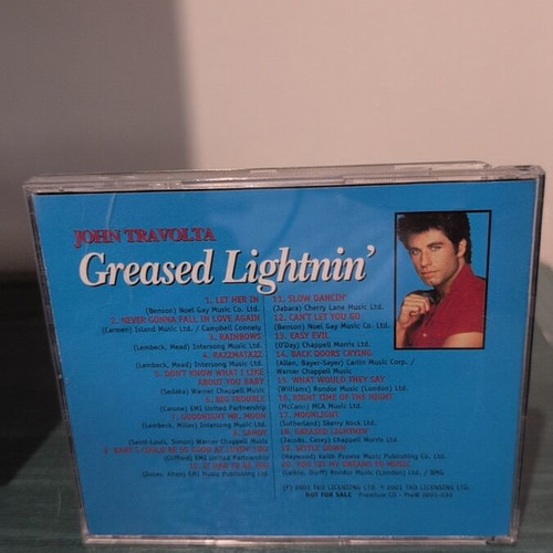 John Travolta Greased Lightnin' CD used, very good condition