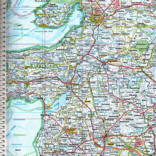 Road Atlas Germany Austria Switzerland Europa new