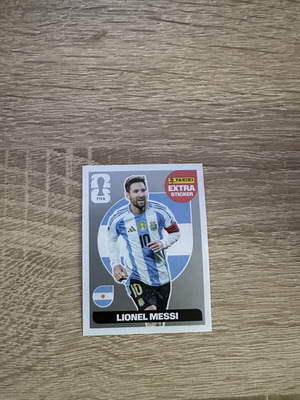 Panini FIFA World Cup 2026 Extra Sticker Messi Silver Καινούργιο