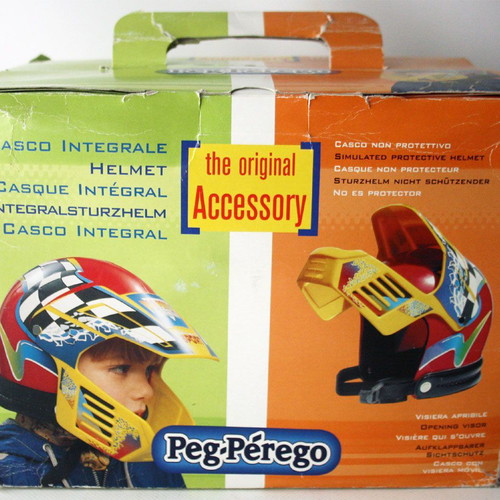 Vintage Peg-Perego Moto Cross Helmet new, made in Italy