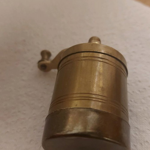 Bronze coffee grinder new, traditional miniature