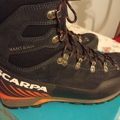 Scarpa Manta Tech GTX hiking boots, blue, size 44.5