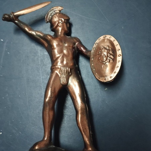 Small bronze statue Leonidas used