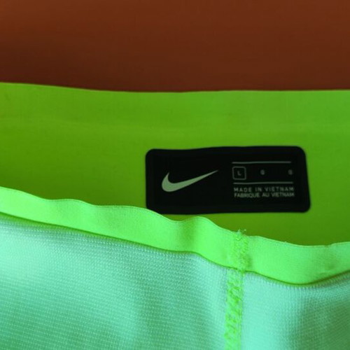 Nike Tech Pack running leggings used, neon yellow, size L