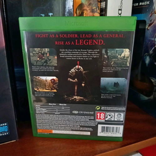 Ryse Son of Rome Legendary Edition Xbox One like new