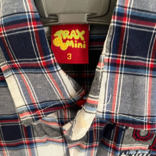 Checked shirt for boy size 3 92-98cm like new