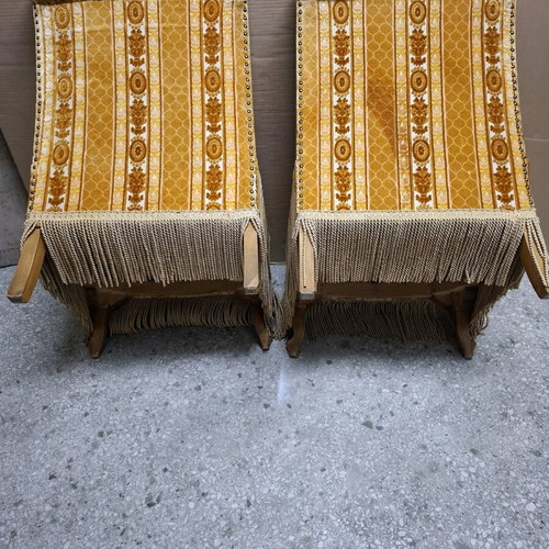 Set of 2 armchairs and 2 chairs used
