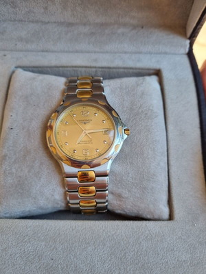 Longines Conquest Automatic watch like new, silver and gold