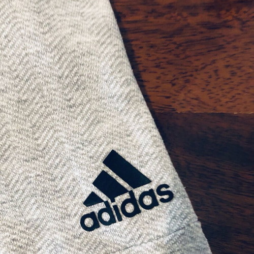 Adidas women's jacket used, white and gray, size S-M