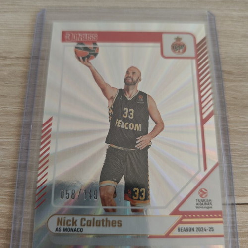 Panini Donruss Nick Calathes Euroleague Card 058/149 like new