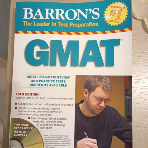 GMAT Barron's Complete Guide Like New